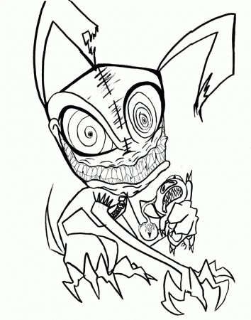 halloween scary coloring pages - High Quality Coloring Pages