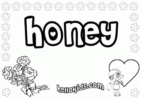girls name coloring pages, Heaven girly name to color