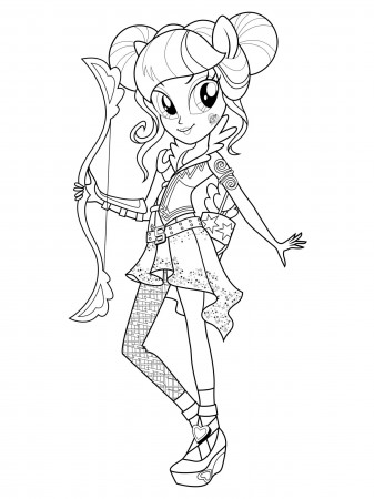Equestria girls coloring pages. Download and print Equestria girls coloring  pages.