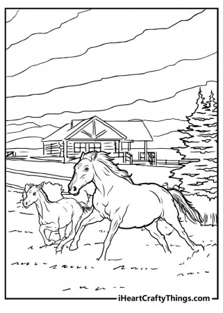 30 Horse Coloring Pages - 100% Free (Uploaded 2022)