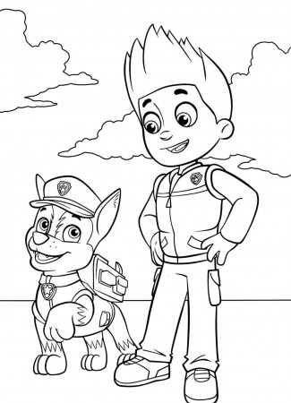 Chase Paw Patrol Coloring Pages | WONDER DAY — Coloring pages for children  and adults