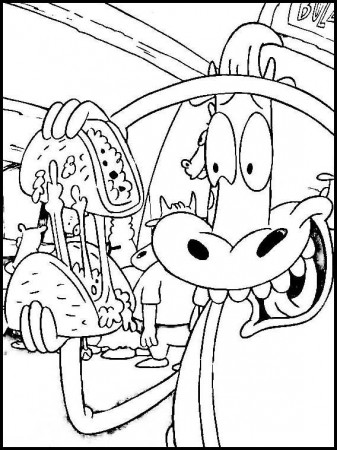 Free Printable Coloring Pages Rocko's Modern Life 9