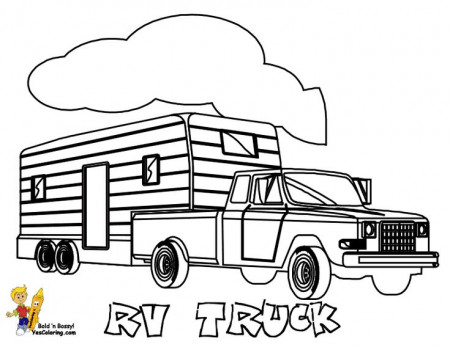 Boys Coloring Pick Up Truck at YesColoring | Truck coloring pages, Custom  ford ranger, Custom wheels trucks