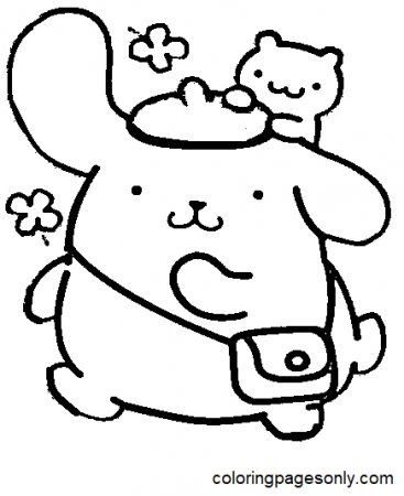 Pompompurin Coloring Pages - Coloring Pages For Kids And Adults
