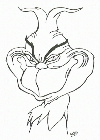 Basic How The Grinch Stole Christmas Coloring Pages The Grinch Is ...