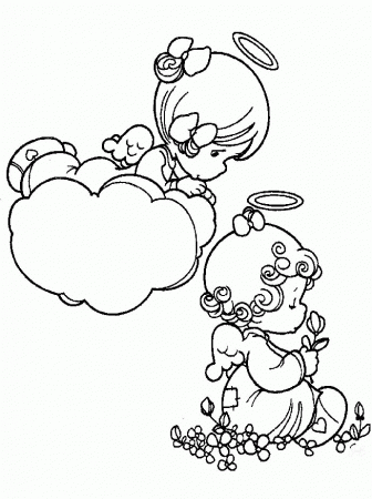 Studying Precious Moments Coloring Pages On Coloring Book ...