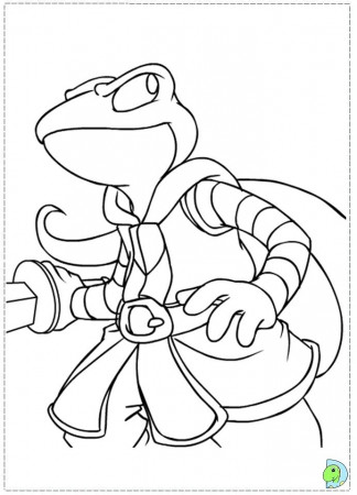 Neopets Brighvale coloring page- DinoKids.org