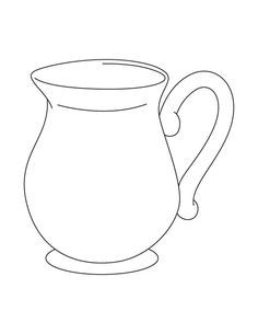 Jug coloring page | Download Free Jug coloring page for kids ... | Coloring  pages, Sunday school coloring sheets, Coloring pages for kids