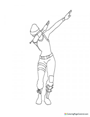 dab | Coloring Page Central