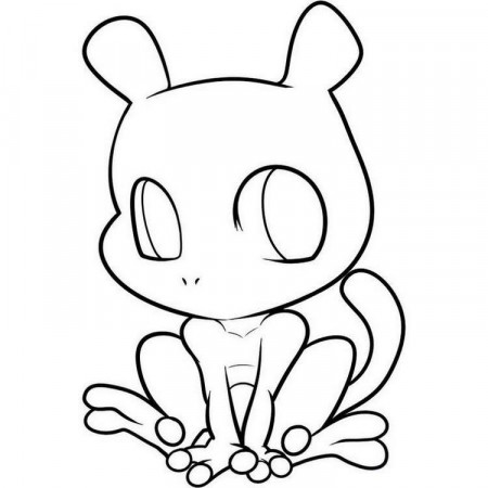 Mewtwo Coloring Pages Printable - Free Pokemon Coloring Pages