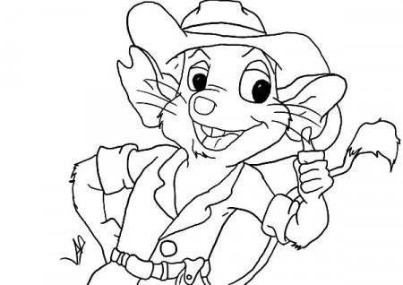 Disney Bernard The Rescuers Coloring Pages : Coloring Sun