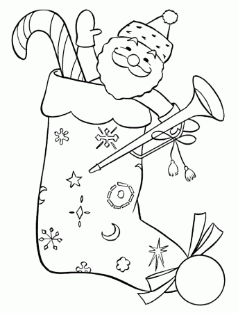 Coloring page - A set of Christmas gifts