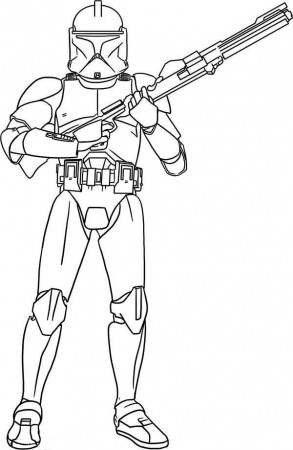 printable stormtrooper coloring page - Clip Art Library