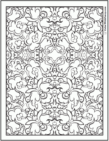 Pattern Coloring Pages ✨ Digital Coloring Pages For Kids And Adults