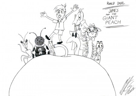 Roald Dahl - James and the Giant Peach by MortenEng21 on DeviantArt
