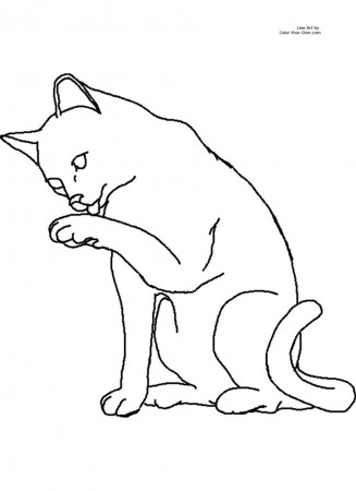 Free Printable Warrior Cat Coloring Pages Nice - Coloring pages