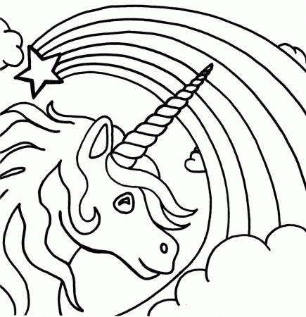 Printable 12 Unicorn Rainbow Coloring Pages 5973 - Free Coloring ...
