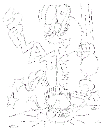 Popeye Coloring Pages Printable : Popeye Flying With Parachute ...