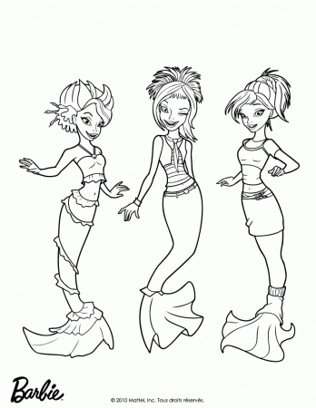 Mermaid Coloring Pages - Bestofcoloring.com