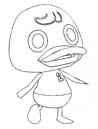Coloring page Animal Crossing 8