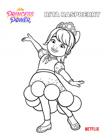 Rita Raspberry -- Princess Power coloring page