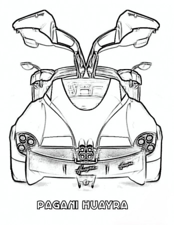 Over 100 Pages Exotic Car Printable Coloring Pages - Etsy