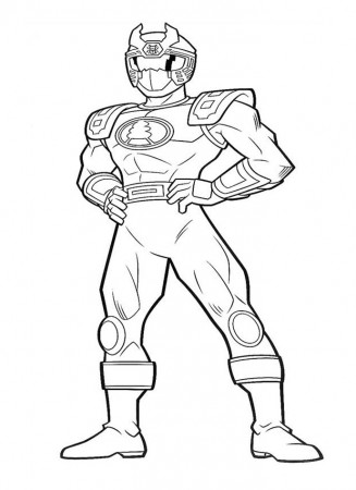 Power Rangers coloring pages for kids - Power Rangers Kids Coloring Pages