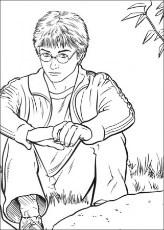 coloring pages to print online free think harry potter coloring ...