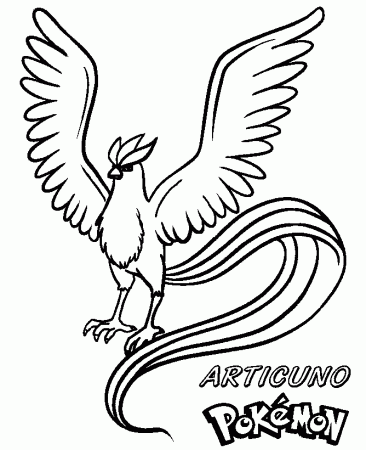 de articuno Colouring Pages in Pokemon Coloring Pages Articuno ...