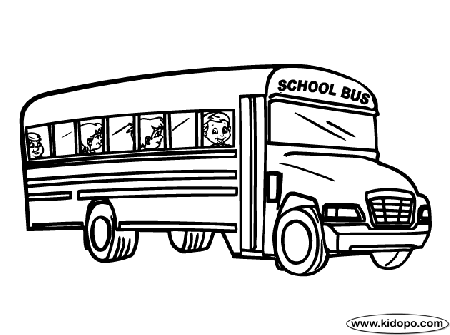 School Bus Coloring Pages - GetColoringPages.com