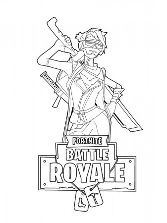 Fortnite coloring pages. Print heroes from the game for free