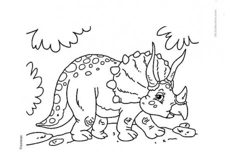 Dinosaur Coloring Pages - English ESL Worksheets