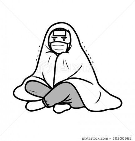 Someone who has a cold - Stock Illustration [50200968] - PIXTA