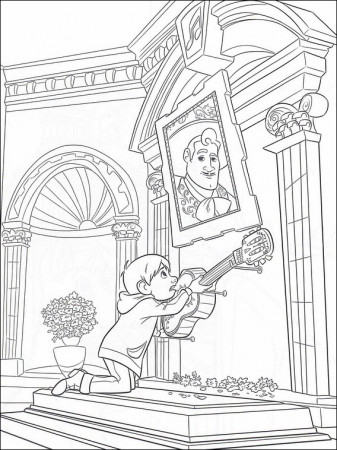 Coco Coloring Pages 1