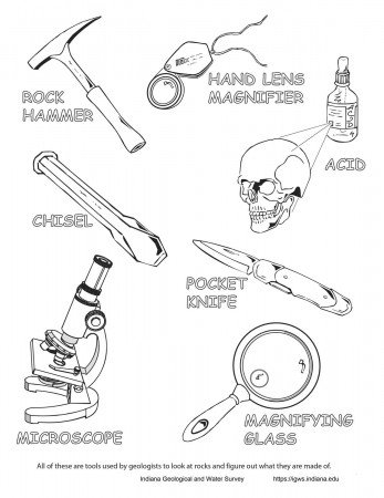 Geology Coloring Pages – Science Fest