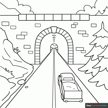 Easy Tunnel in One-Point Perspective ...