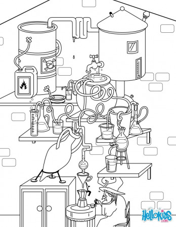 Brewing potions coloring pages ...