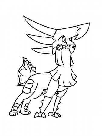 Silvally Pokemon coloring pages