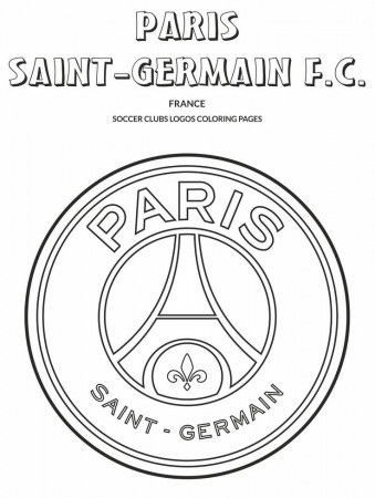 Printable Paris Saint-German Coloring Pages Pdf - Coloringfolder.com |  Paris saint, Sports coloring pages, Coloring pages