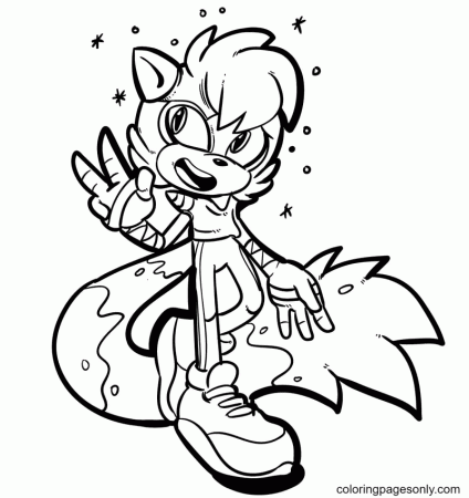 Cute Tails Coloring Pages - Sonic The Hedgehog Coloring Pages - Coloring  Pages For Kids And Adults