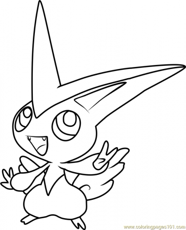 Victini Pokemon Coloring Page for Kids - Free Pokemon Printable Coloring  Pages Online for Kids - ColoringPages101.com | Coloring Pages for Kids