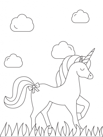 9 Printable Unicorn Coloring Pages