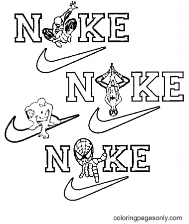 Nike Coloring Pages - Coloring Pages For Kids And Adults