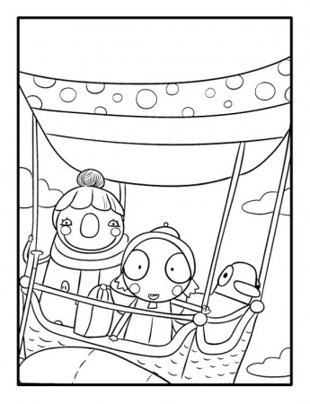 Sarah and Duck Coloring Book: Special Sarah and Duck Coloring - Etsy Israel