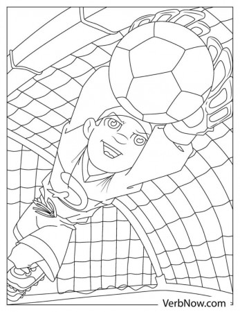 Free SOCCER Coloring Pages & Book for Download (Printable PDF) - VerbNow