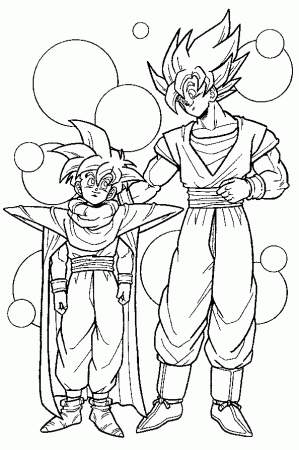 Goku Coloring Pictures - Coloring Pages for Kids and for Adults