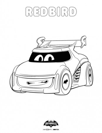 Batwheels Coloring Page | Redbird ...