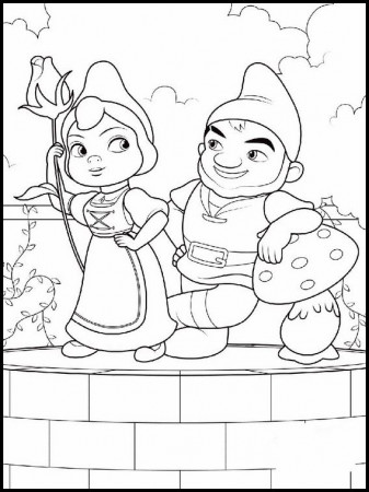 Sherlock Gnomes Coloring Pages 9 | Cartoon coloring pages ...