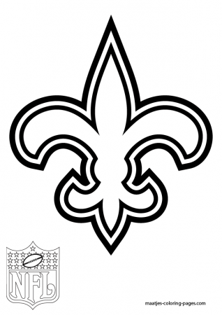 New Orleans Saints Coloring Page