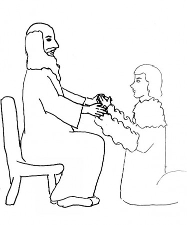 Bible Story Coloring Page for Jacob and Esau | Free Bible Stories ...